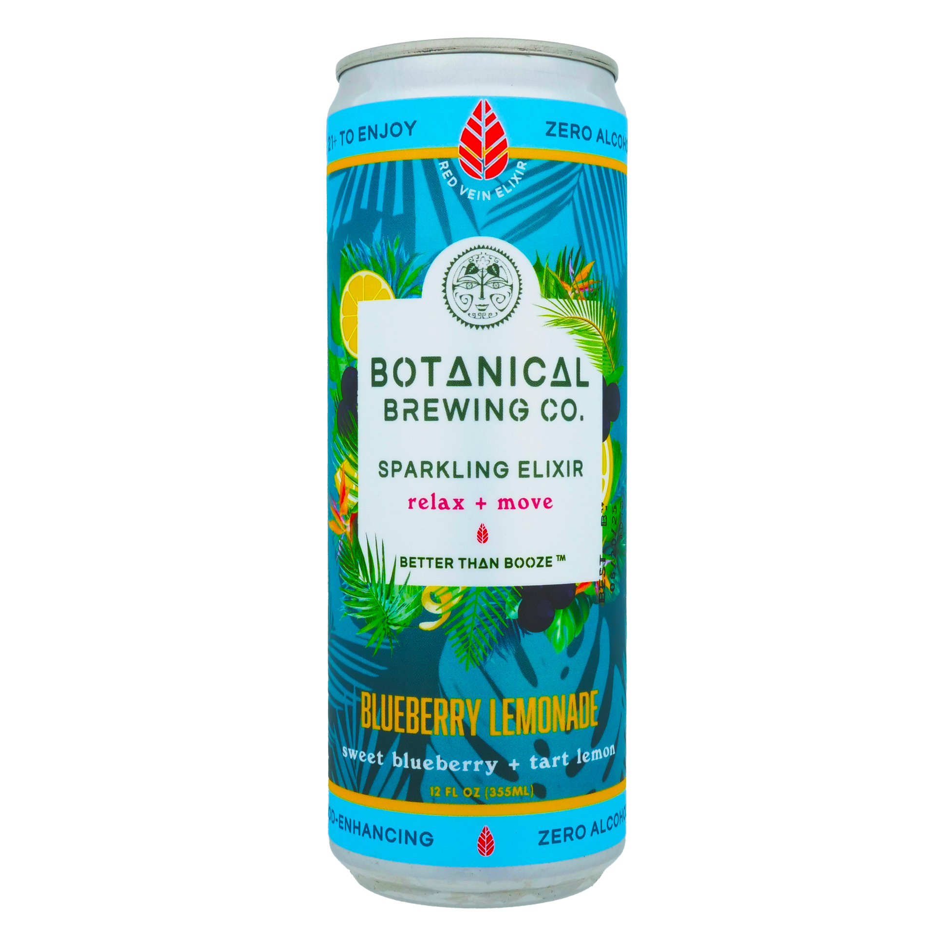 Botanical Brewing Co. Red Elixir Blueberry Lemonade can