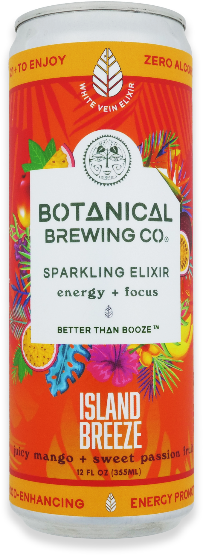Botanical Brewing Co. White Elixir Island Breeze can