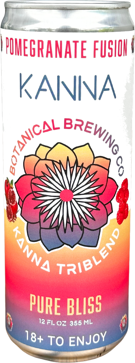 Botanical Brewing Co. Kanna Pomegranate Fusion can