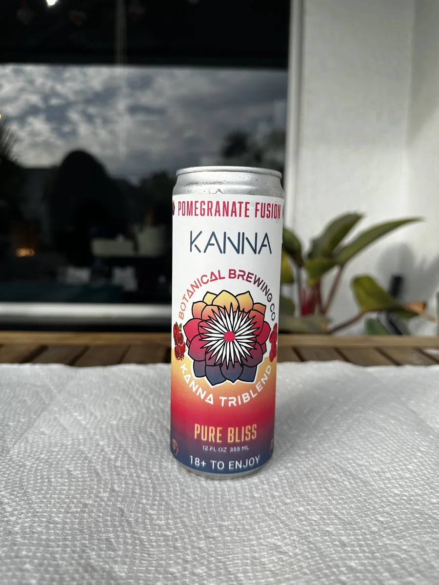 Botanical Brewing Co. Kanna Pomegranate Fusion can