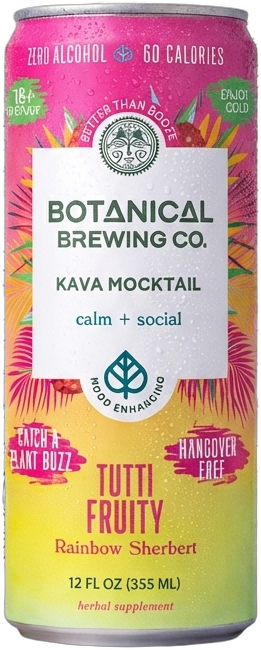 Botanical Brewing Co. Kava Tutti Frutti can